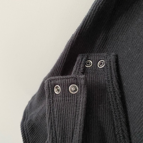 Abercrombie Soft Rib Racerback Tank Bodysuit - Picture 6 of 6